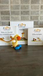 Gonnie en vriendjes 3 boekjes en een knuffel 18 cm, Ophalen of Verzenden, Zo goed als nieuw, 3 tot 4 jaar