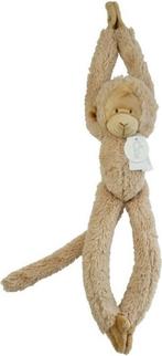 nieuw: Happy Horse knuffel aap Hanging Monkey 42cm beige, Nieuw, Overige typen, Ophalen