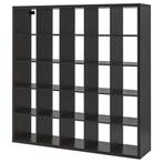 Zwarte kallax 5x5, Ophalen, Overige materialen, Gebruikt, 150 tot 200 cm