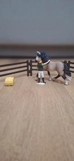 Schleich Paardenverzorgset Andalusiër 42270, Ophalen of Verzenden, Zo goed als nieuw