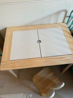 Kindertafel hout met opbergbakken (IKEA design), Ophalen of Verzenden, Zo goed als nieuw, Tafel(s) en Stoel(en)