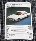 autokaartje FIAT 130 coupe, Auto's, Ophalen of Verzenden, Zo goed als nieuw