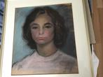 Portret ‘Jonge vrouw’  (pastelkrijt), Ophalen