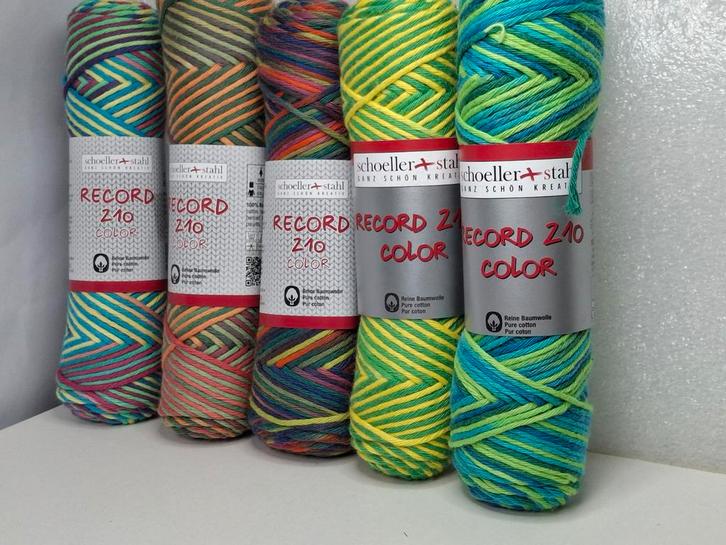 Gemêleerd Katoen Garen - 20 Bollen per Kleur, Hobby en Vrije tijd, Breien en Haken, Nieuw, Breien of Haken, Wol of Garen, Ophalen of Verzenden