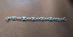 Vintage zilveren armband 19 cm lang, Ophalen of Verzenden, Zo goed als nieuw, Zilver, Zilver