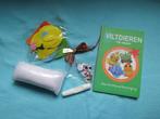Nieuw pakketje en boekje om 4 diertjes van vilt te maken, Ophalen of Verzenden, Nieuw, Boek of Patroon