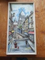 Aquarel C F v Dommelen Sacre Coeur Parijs Montmatre, Antiek en Kunst, Ophalen