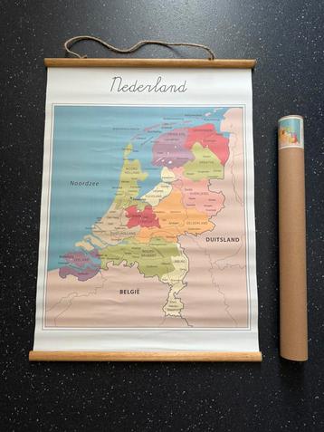 Schoolposter schoolplaat Nederland beschikbaar voor biedingen