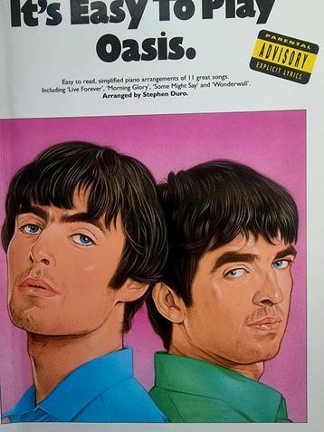 It's Easy to play Oasis. Ongebruikt.  Piano, zang.  beschikbaar voor biedingen
