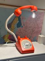 Vintage Oranje Telefoonlamp, Ophalen of Verzenden