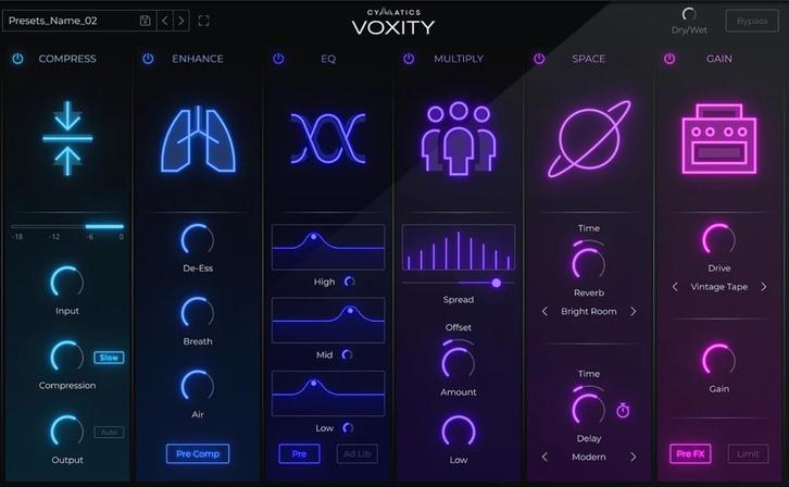 Cymatics Voxcity vocals plugin ( MAC & WIN ), Computers en Software, Audio-software, MacOS, Windows, Ophalen
