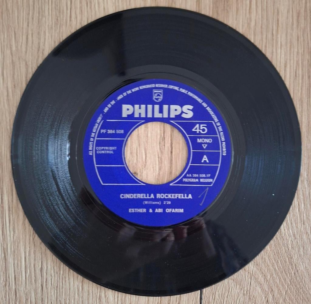Esther & Abi Ofarim single Cinderella Rockafella, Gebruikt, 7 inch, Single, Ophalen of Verzenden