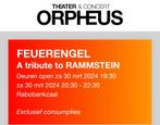 Feuerengel A tribute to rammstein Apeldoorn, Tickets en Kaartjes