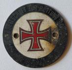 Antiek Duits REDDINGSBRIGADE Embleem / Schild / Plaque, Ophalen of Verzenden