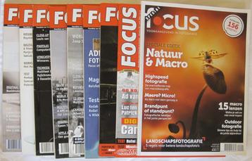 9 x Focus fotografietijdschrift waarvan één speciale editie beschikbaar voor biedingen