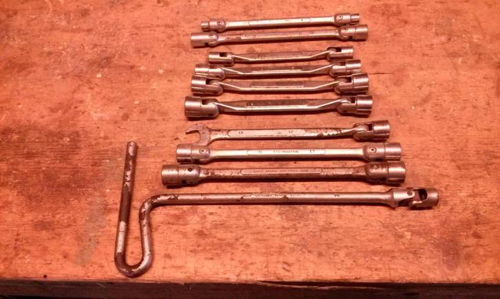 Kniesleutels Steenbeitels Sloopbeitels Bandenlichters, Doe-het-zelf en Verbouw, Gereedschap | Handgereedschap, Gebruikt, Ophalen of Verzenden