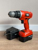 Black&Decker Accuboor (2x 14,4V accu), Doe-het-zelf en Verbouw, Gereedschap | Boormachines, Variabele snelheid, Ophalen of Verzenden