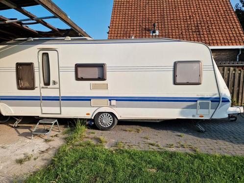Hobby de luxe KMFE 560 6 persoons caravan uit 2009., Caravans en Kamperen, Caravans, Particulier, tot en met 6, Rondzit, Hobby