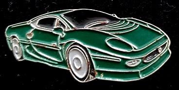 Jaguar XJ 220 pin- groen gelakt, Verzenden, Nieuw, Transport, Speldje of Pin