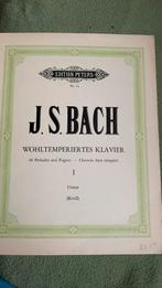 J.S. Bach Wohltemperietes Klavier, Muziek en Instrumenten, Bladmuziek, Ophalen of Verzenden, Zo goed als nieuw, Klassiek