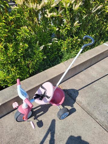 Smoby Be Move Roze - Driewieler met duwstang beschikbaar voor biedingen