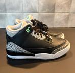 Jordan 3 Retro Green Glow maat 31,5, Zwart, Ophalen of Verzenden, Sneakers of Gympen, Zo goed als nieuw
