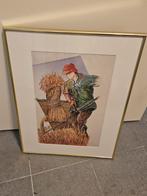 Goudkleurige fotolijstje, Huis en Inrichting, Ophalen, Zo goed als nieuw, Hout, Minder dan 50 cm