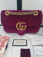 Gucci Marmont Mini Shoulder bag (Origineel), Gebruikt, Ophalen of Verzenden, Schoudertasje, Paars