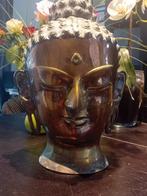 Prachtig mooi groot bronzen Boeddha hoofd, Ophalen of Verzenden, Zo goed als nieuw