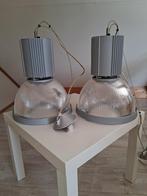 twee Hanglampen, Huis en Inrichting, Lampen | Hanglampen, Ophalen, 50 tot 75 cm, Zo goed als nieuw, Metaal
