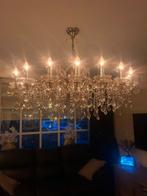 Kroonluchter  kristal in prachtige staat, Ophalen, Gebruikt, Glas, 75 cm of meer