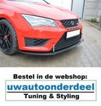 Maxton Spoiler Voorspoiler Lip Splitter Voor Seat Leon Cupra, Ophalen of Verzenden