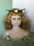 Prachtige Buste Pop ze is 28 cm hoog, Ophalen of Verzenden