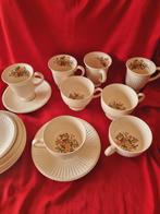 Wedgwood "Conway" thee- en koffie kopjes en schotels. 8 stuk, Ophalen of Verzenden