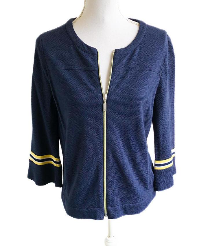 SALE Mooi jasje van Rabe 38, Kleding | Dames, Jasjes, Kostuums en Pakken, Zo goed als nieuw, Jasje, Maat 38/40 (M), Blauw, Ophalen of Verzenden