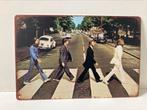 Beatles Abbey Road bord 30 bij 20 metaal, Ophalen of Verzenden, Zo goed als nieuw