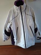 Ulla Popken winterjas wit met paarse accenten maat 50/52, Kleding | Dames, Wit, Ulla Popken, Ophalen of Verzenden, Jas of Mantel