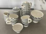 Servies, 'At home with Marieke', grijs, Ophalen, Overige typen, Zo goed als nieuw, Overige stijlen