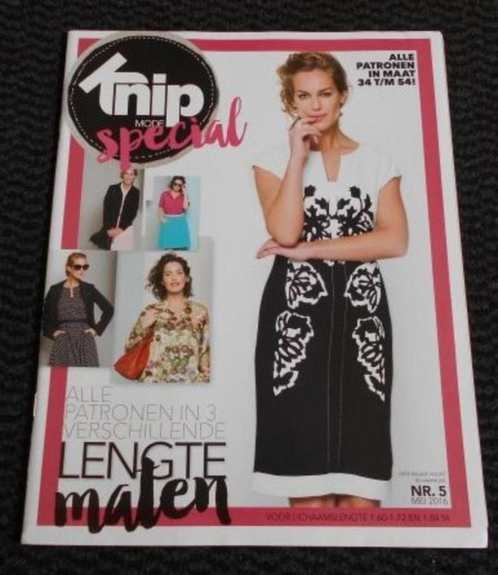Knipmode Special lengtematen mei 2016 maat 34 t/m 54 XL, Hobby en Vrije tijd, Kledingpatronen, Zo goed als nieuw, Vrouw, Knipmode