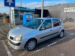 Renault Clio 1.4 16V Autbas E3 2005 Grijs, Auto's, Voorwielaandrijving, 4 cilinders, 1200 kg, Handgeschakeld