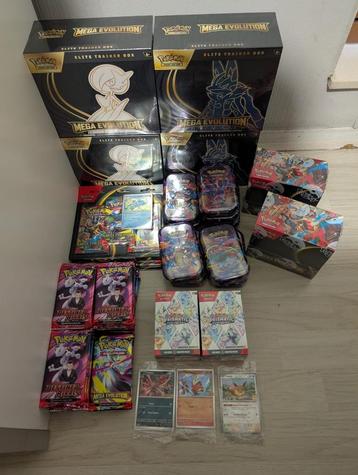 Pokemon elite trainer box, booster bundle, booster box, mega beschikbaar voor biedingen