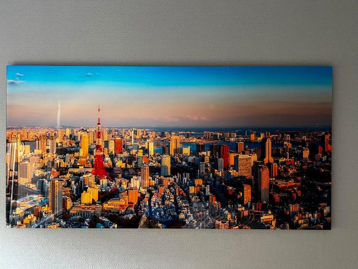 Tokyo Panorama Gallery Print, Huis en Inrichting, Woonaccessoires | Schilderijen, Tekeningen en Foto's, Nieuw, Print, 50 tot 75 cm