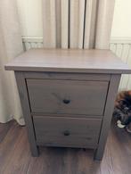 Ikea Nachtkastje Grijs/Beige - Gebruikt, Huis en Inrichting, Slaapkamer | Nachtkastjes, Ophalen, Gebruikt, Minder dan 45 cm, Minder dan 55 cm