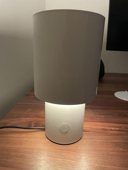 Witte Draailamp, Huis en Inrichting, Lampen | Tafellampen, Zo goed als nieuw, Minder dan 50 cm, Ophalen