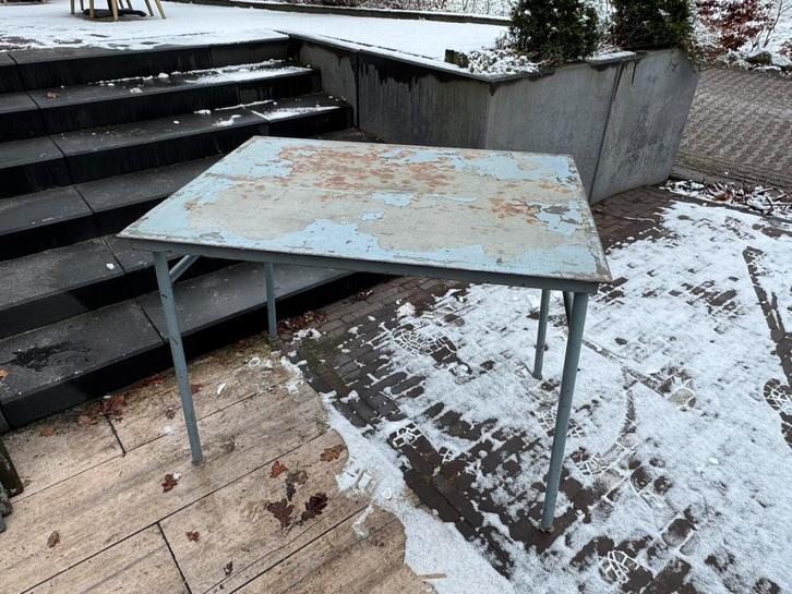 Leger tafel, Antiek en Kunst, Antiek | Meubels | Tafels, Ophalen of Verzenden