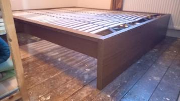 Bruin ikea bed 160x200 - afbeelding 2