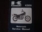 KAWASAKI KZ650 1981 service manual KZ 650 werkplaatsboek, Motoren, Handleidingen en Instructieboekjes, Kawasaki