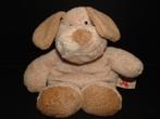 NICOTOY HOND ZACHTE BADSTOF BEIGE MET LICHTBRUINE  OREN NEUS, Verzenden, Nieuw, Hond