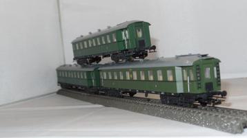 3 Lilliput passagierswagon 2x 287- 1x 258 nieuw in VVP (#738 beschikbaar voor biedingen