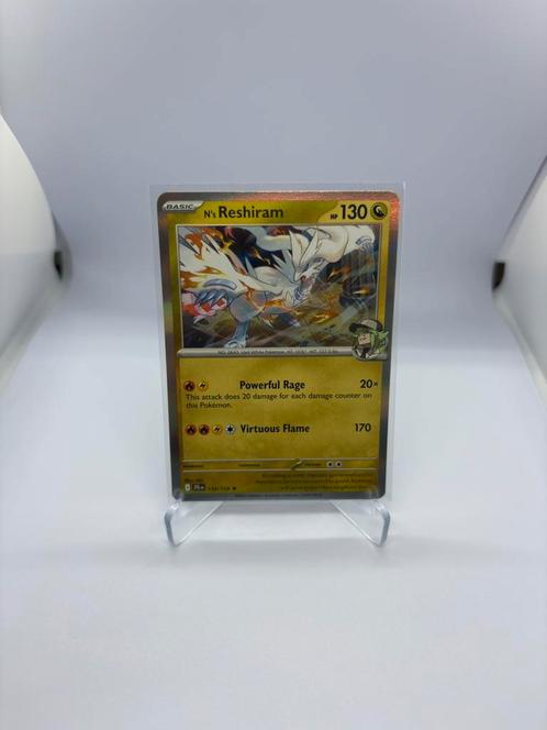 N’s Reshiram 116/159 holo, Hobby en Vrije tijd, Verzamelkaartspellen | Pokémon, Zo goed als nieuw, Losse kaart, Ophalen of Verzenden